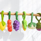 Lemon Natural Rubber Baby Rattle