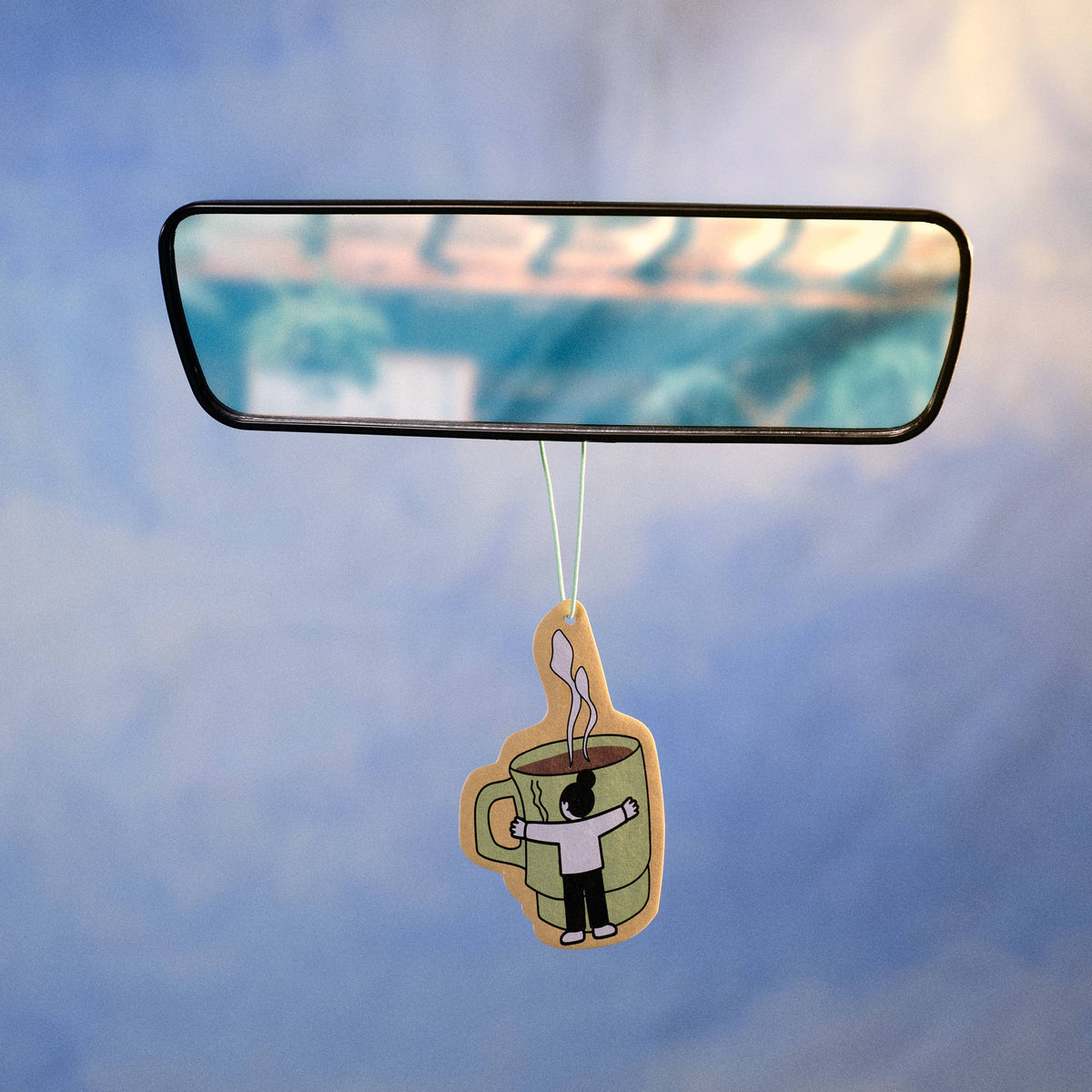 Green Coffee Air Freshener