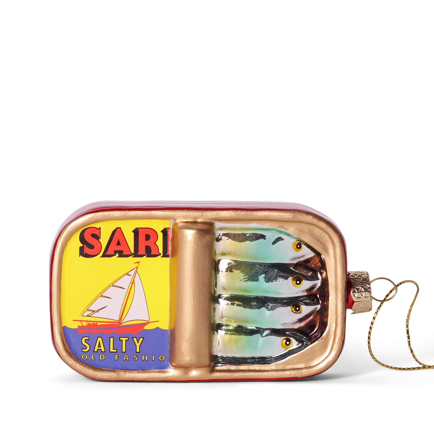 Sardines Can Glass Decoration