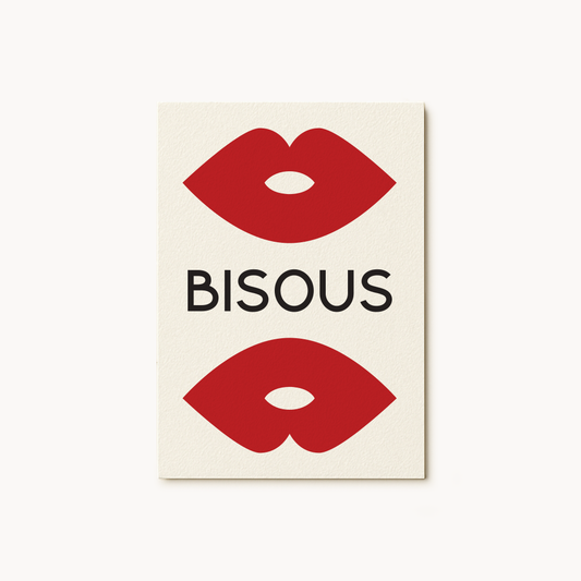 Bisous Greeting Card