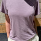 Le Bon Shoppe Lavender Bo Linen Blend Tee
