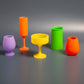 Violette + Vert Stemm Slicone Unbreakable Wine Glasses