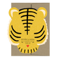 Tiger Die Cut Greeting Card