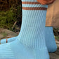 Le Bon Shoppe Powder Blue Extended Boyfriend Socks