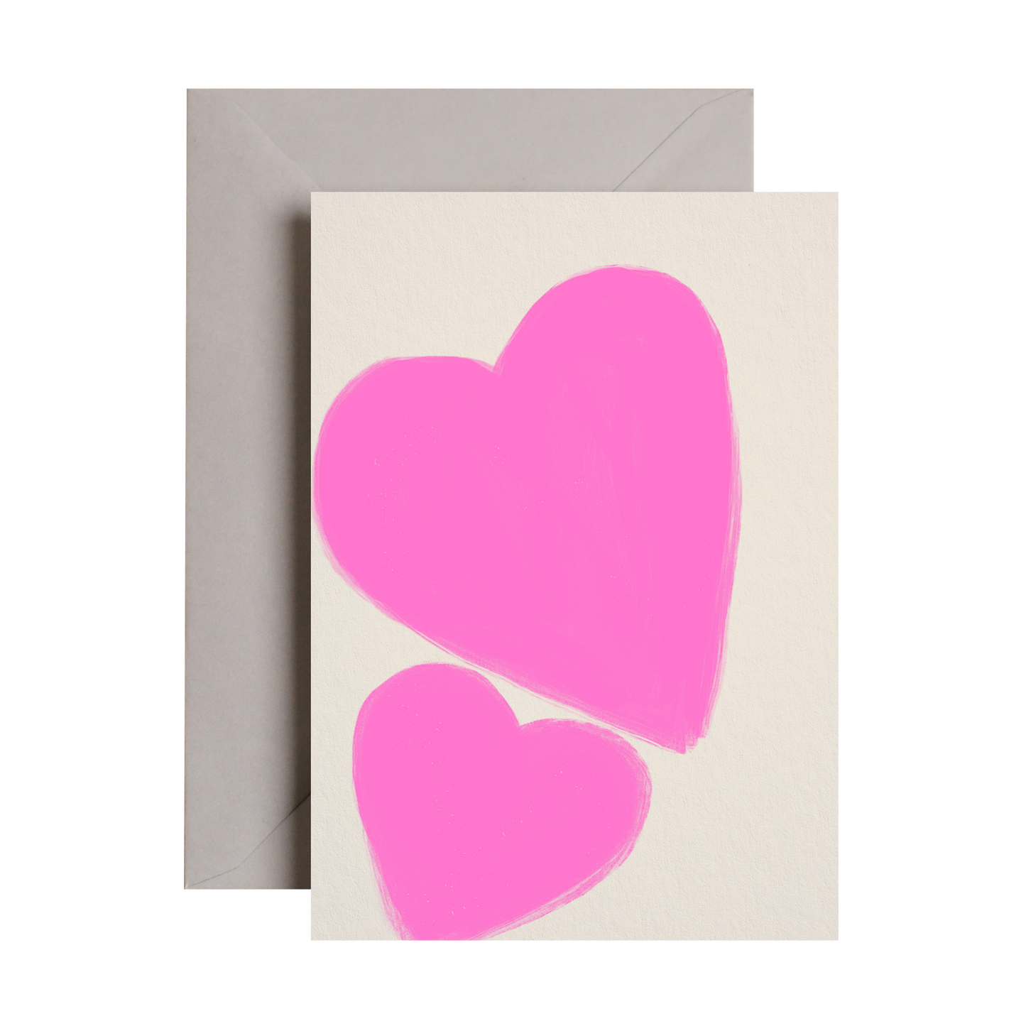 Neon Hearts Greeting Card