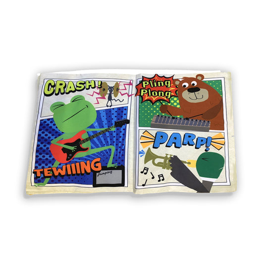 Music Comic Crinkly Cloth Book