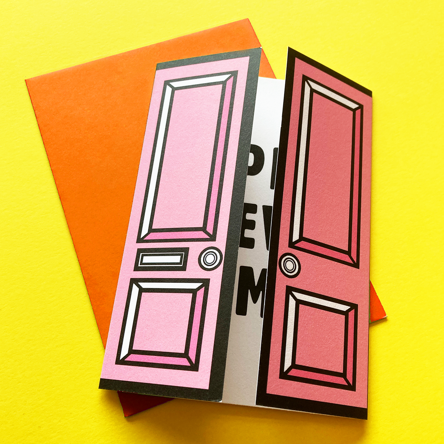Shut the Front Door! Greeting Card