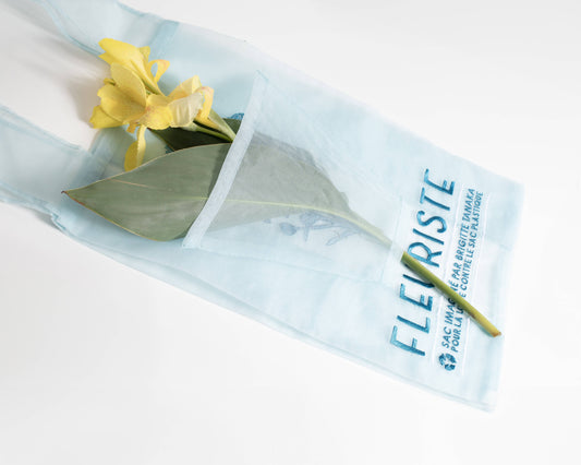 Brigitte Tanaka  Blue Florist Organza Bag