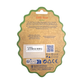 Back of a product packaging with a QR code and text on a white background