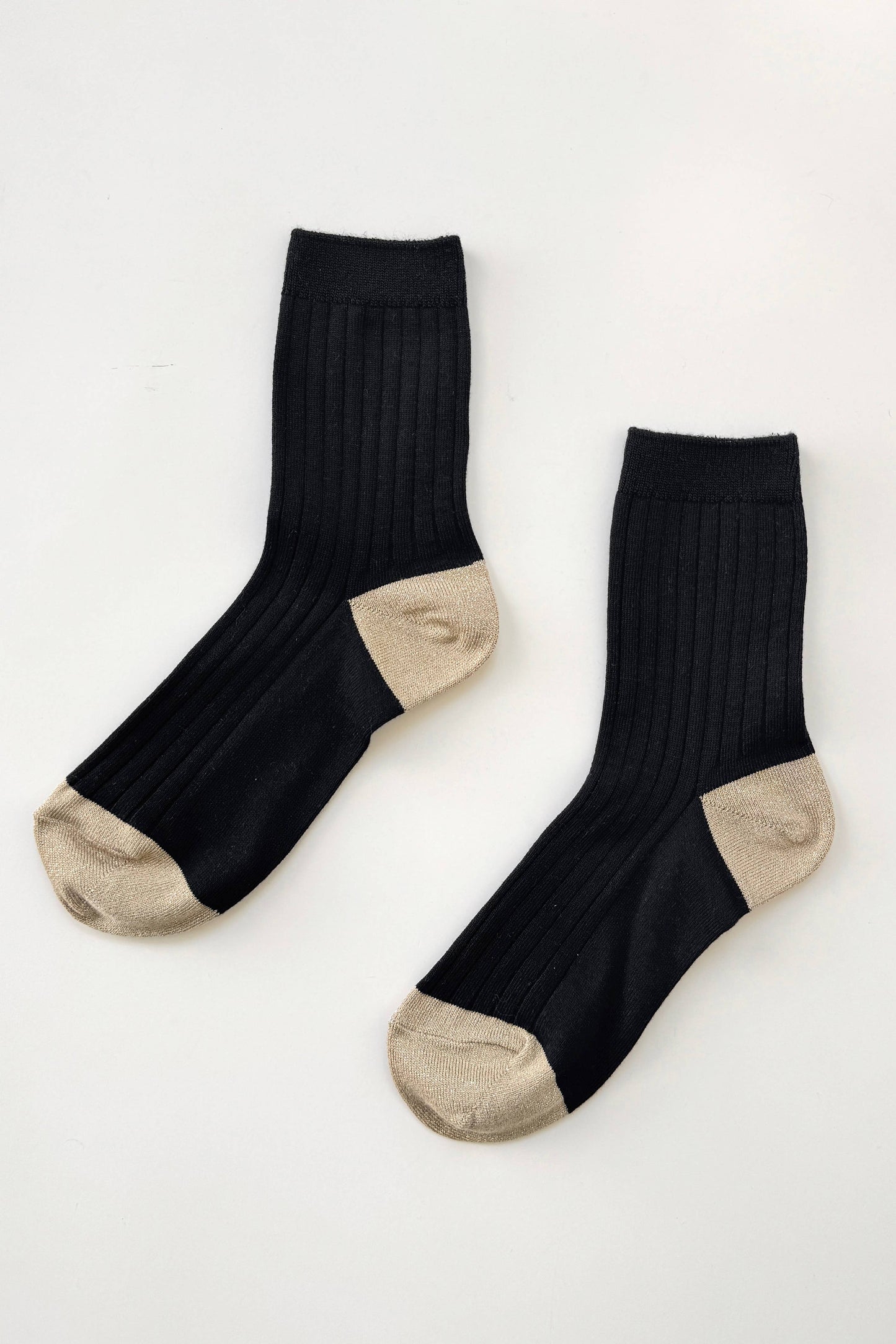 Le Bon Shoppe Black / Gold  Her Glow Socks