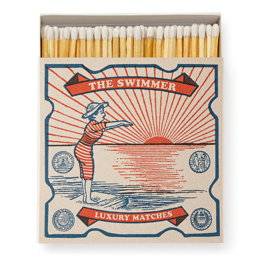 The Swimmer Square Matchbox