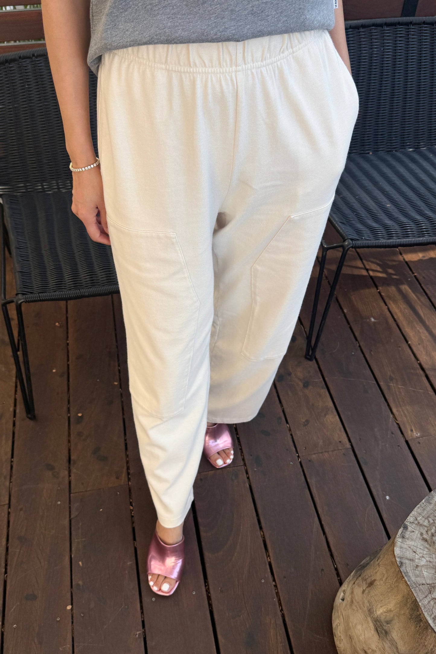 Le Bon Shoppe Naturel Soft Jersey Terra Pants