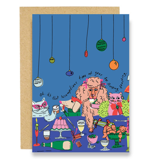 Awfully Jolly Christmas Greeting Card