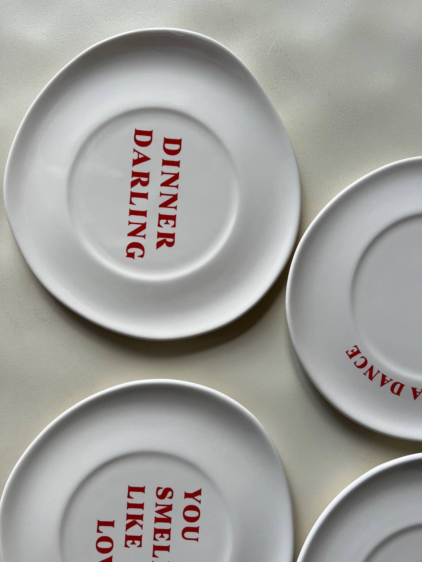 L'amour Lunch Ceramic Plate