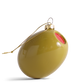 Olive Glass Decoration,