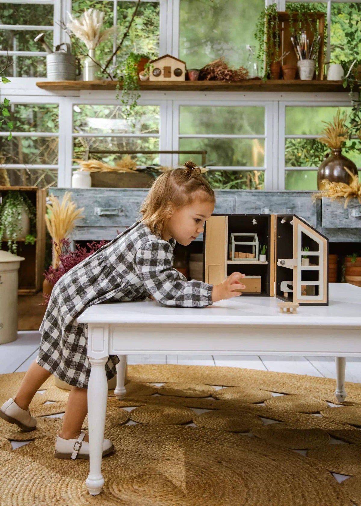 Wooden Doll House To Go