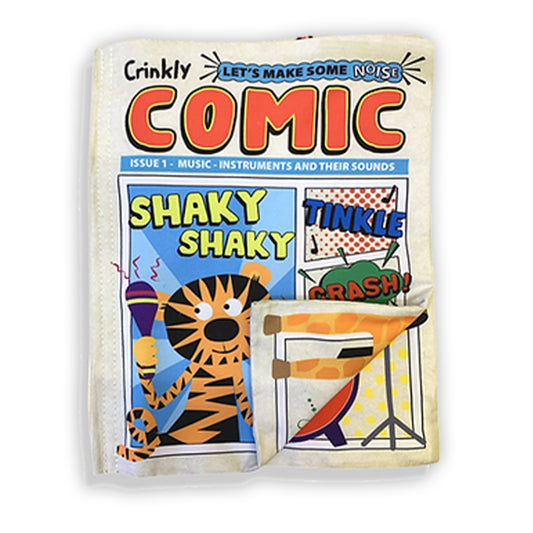 Music Comic Crinkly Cloth Book