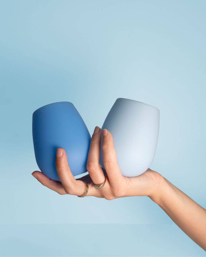 Sky + Kingfisher Fegg Silicone Unbreakable Glasses