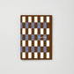 Happy Birthday Blue/Burgundy Brugge Tile Greeting Card