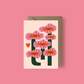 Smiling Flowers Greeting Card