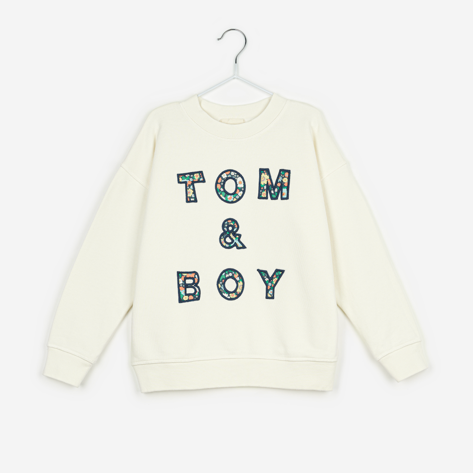 Tom & Boy Floral Logo Sweatshirt