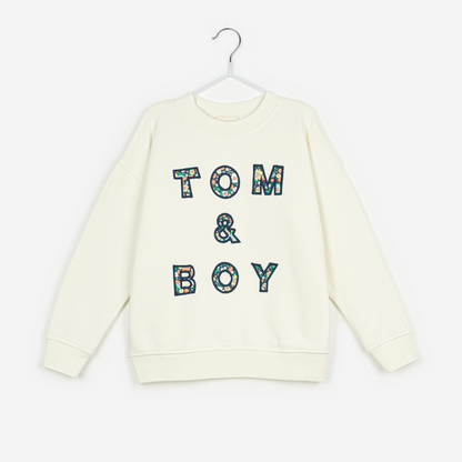 Tom & Boy Floral Logo Sweatshirt