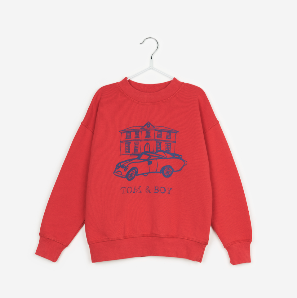 Tom & Boy Red Sweatshirt