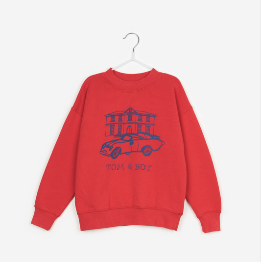 Tom & Boy Red Sweatshirt