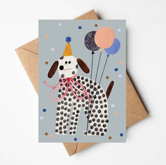 Party Dog Greeting Card