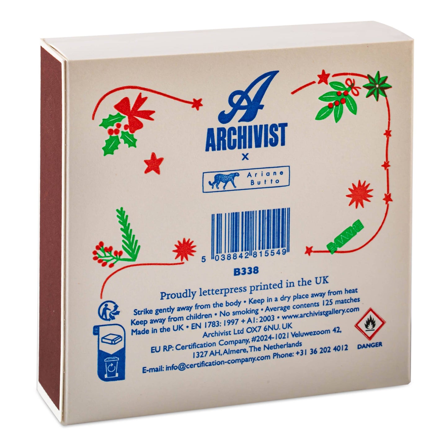 Festive Dog Christmas Safety Matches