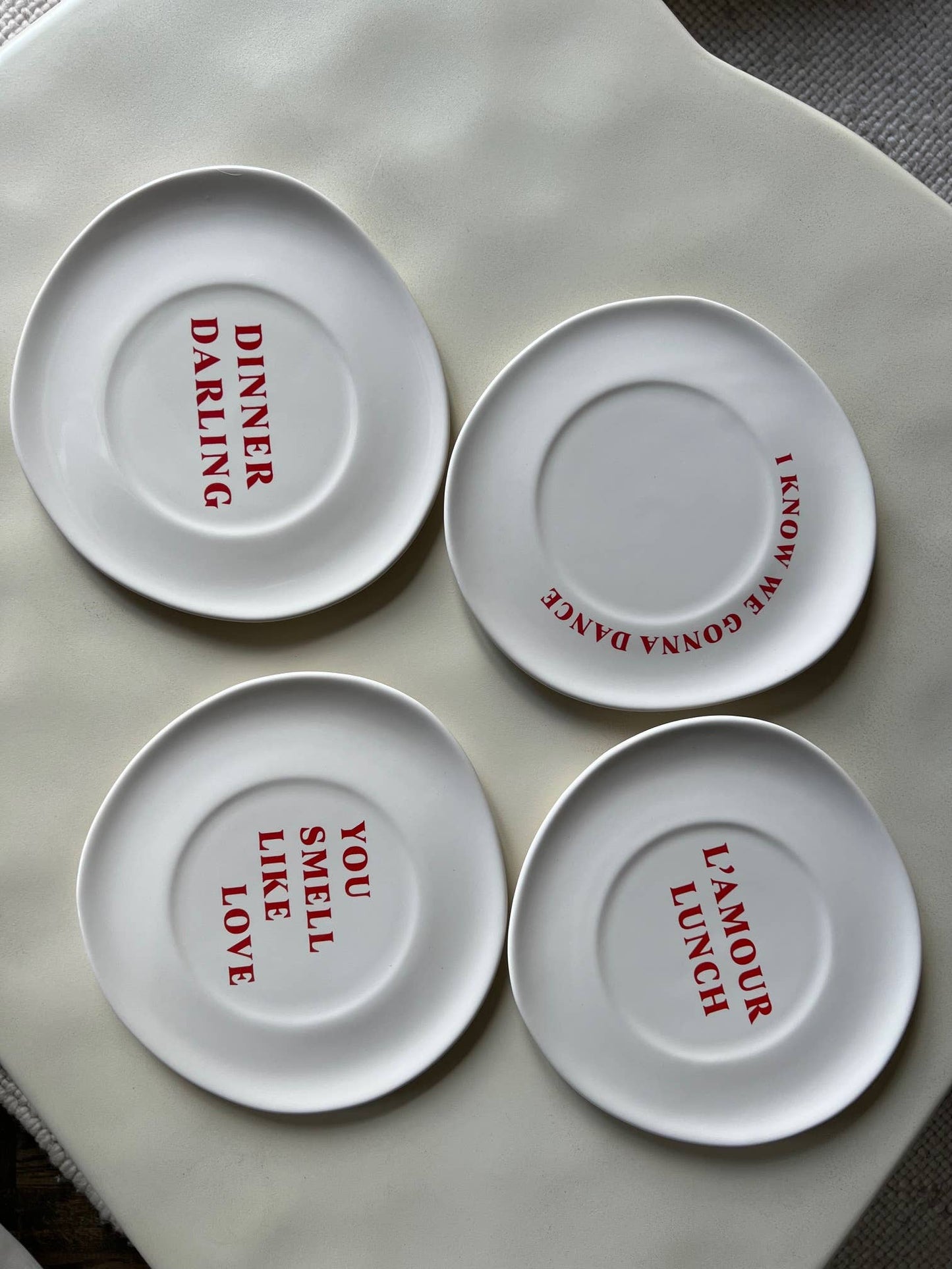 I Know We Gonna Dance Ceramic Plate