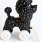 Vintage Pull Along Black Poodle
