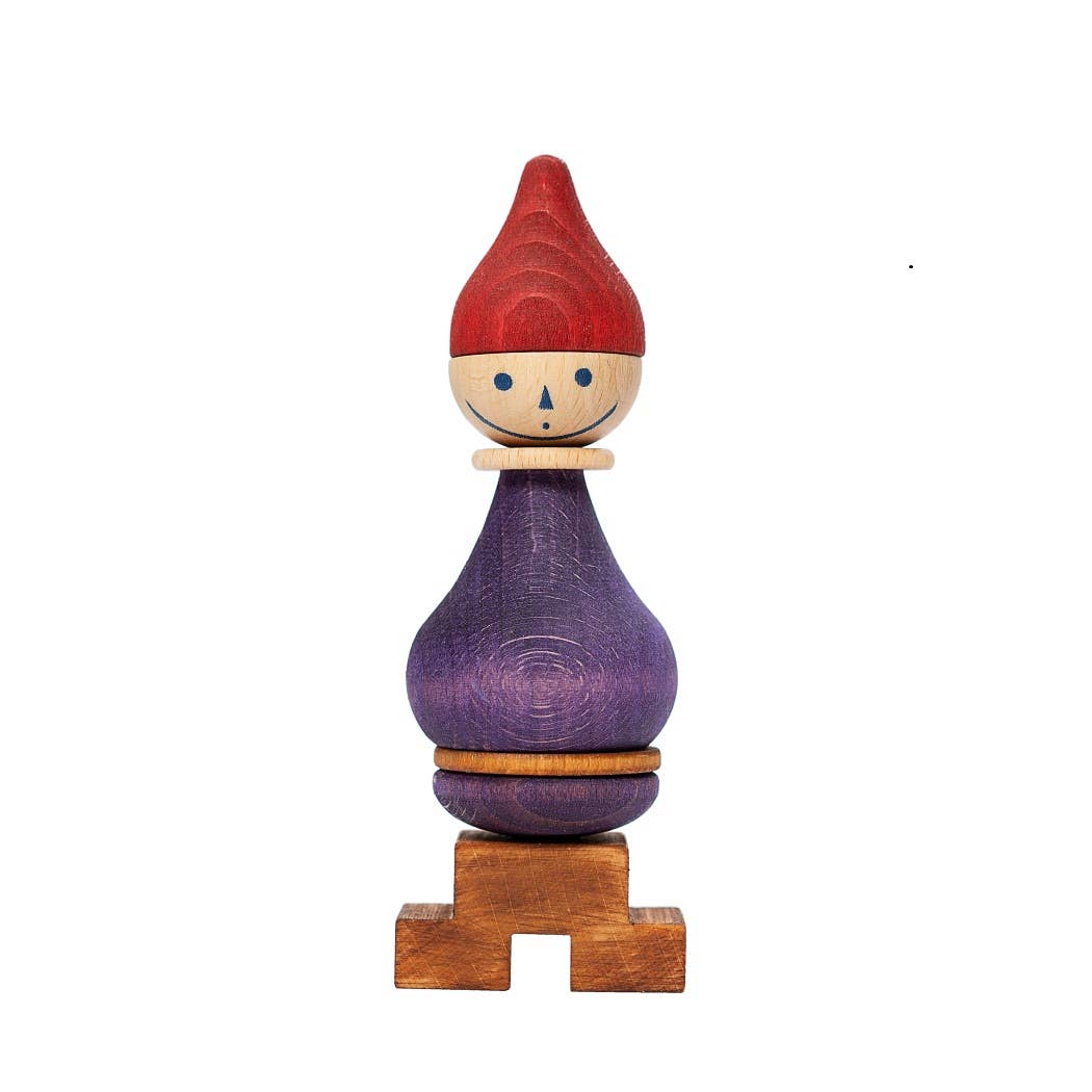 Wooden Story  Stacking Toy Stick Figure No.06