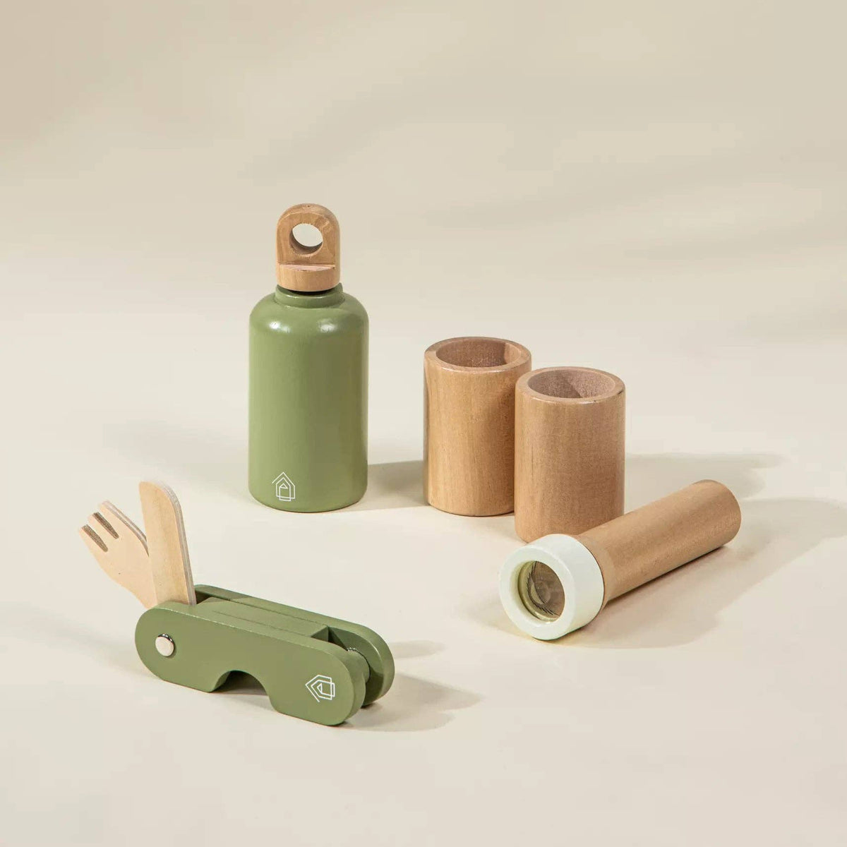 Wooden Camping Playset