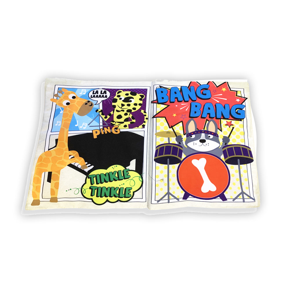 Music Comic Crinkly Cloth Book