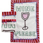 Wine Please Tea Towel