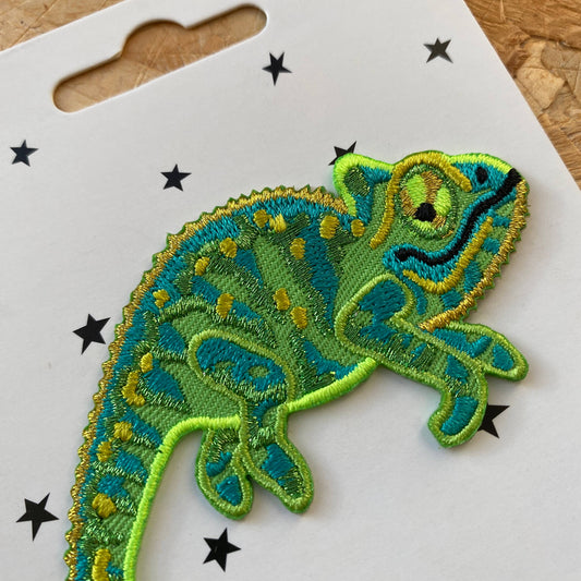 Chameleon Iron on Patch