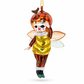 Little Bee Glass Christmas Ornament