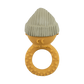 Gommu Ring Baby - Natural Rubber Teething Ring: Peach