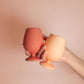 Terra + Peach Stemm Silicone Unbreakable Wine Glasses