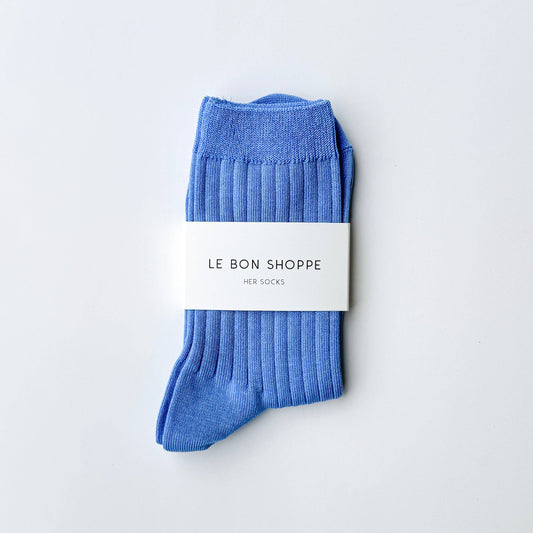 Le Bon Shoppe Periwinkle Her Socks