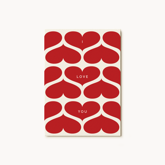 I Love You Greeting Card