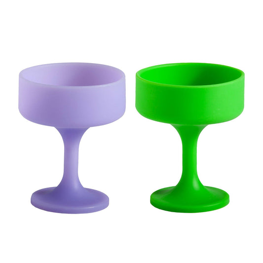 Violette + Vert Mecc Silicone Unbreakable Cocktail Glassese