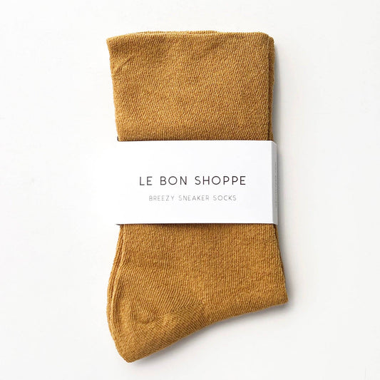 Le Bon Shoppe Goldenrod Breezy Sneaker Socks