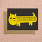 Bitossi Cat Greeting Card