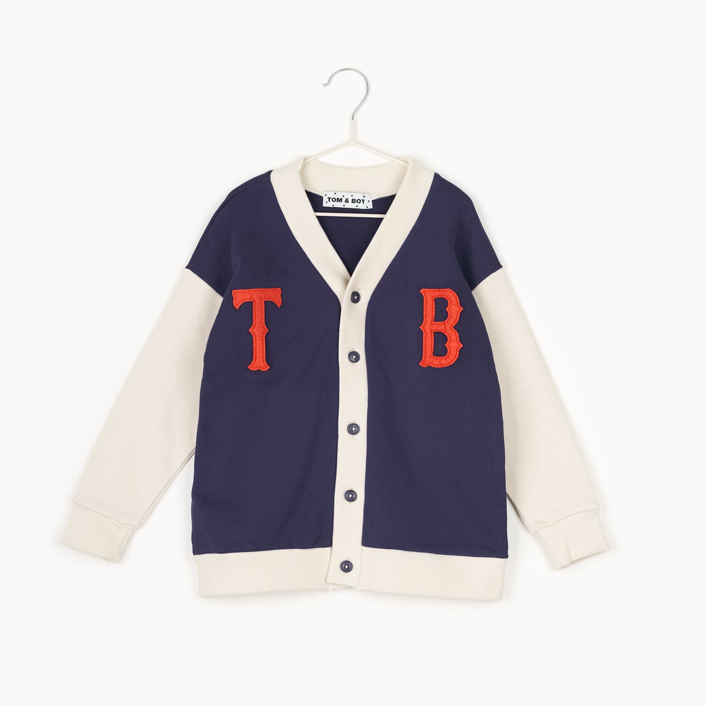 Tom & Boy Navy TB Varsity Cardigan
