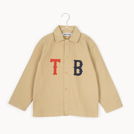 Tom & Boy Beige TB Logo Work Shirt