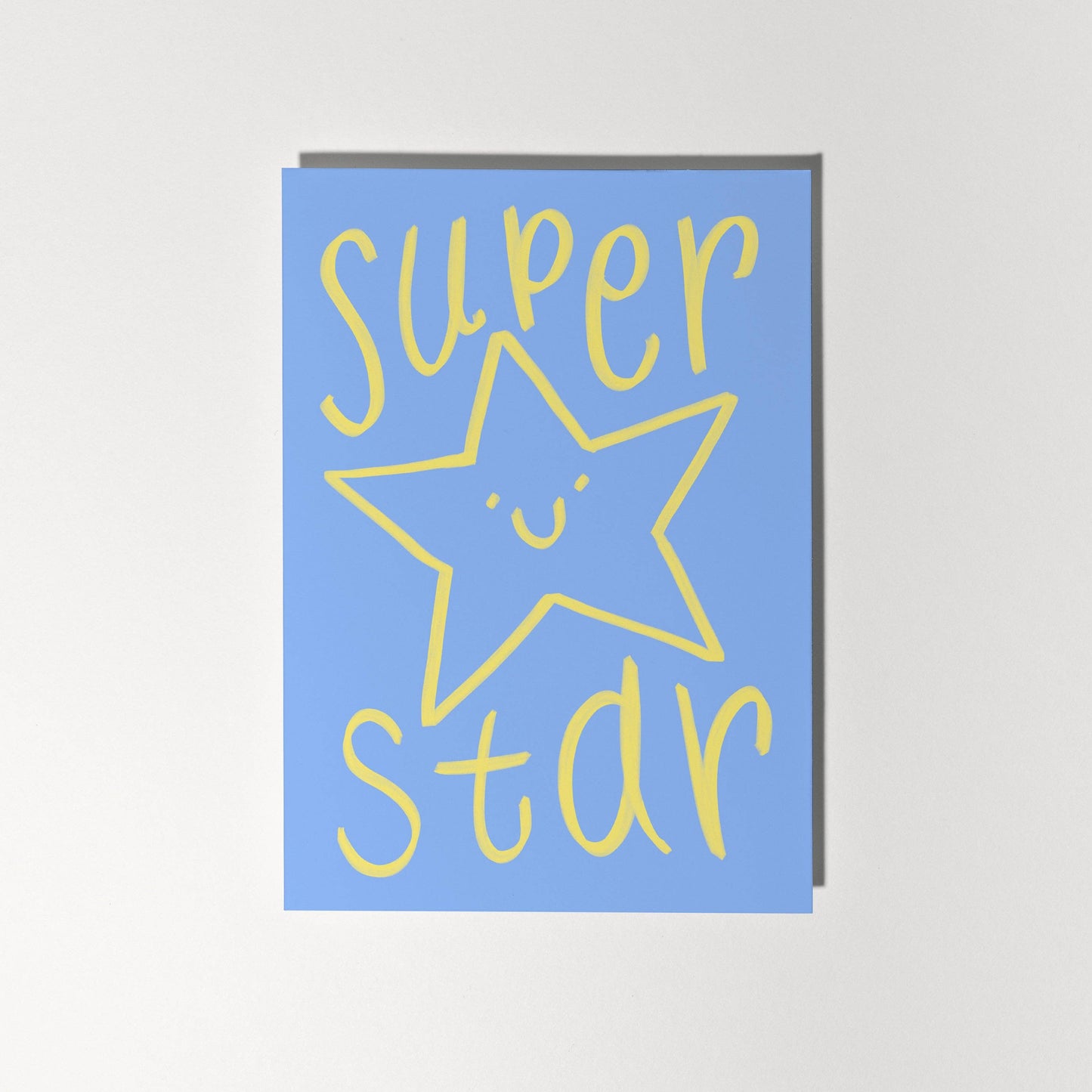 Super Star Greeting Card