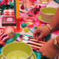 Multicoloured Stripe Pattern Christmas Crackers