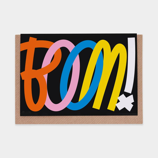 Boom! Greeting Card